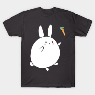 Cute white bunny drawing T-Shirt